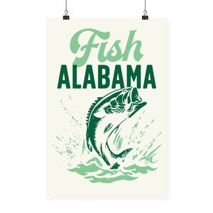 "Fish Alabama" Print