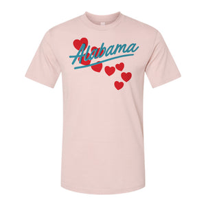 "Alabama Hearts" Unisex T-Shirt