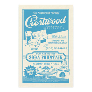 "Crestwood Pharmacy & Soda Fountain" - Limited Edition Poster