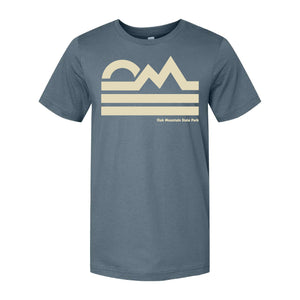 "Oak Mountain State Park" Retro Navy Unisex T-shirt