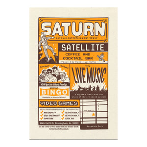 "Saturn" - Limited Edition Poster