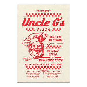 "Uncle G's Pizza" - Limited Edition Poster