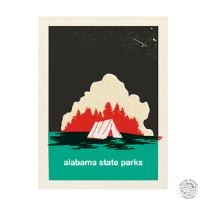 Alabama State Parks Poster