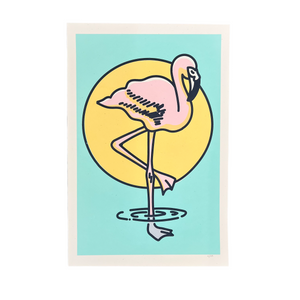 Flamingo Print