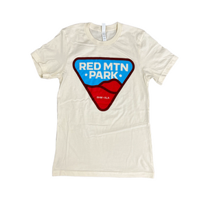 "Red Mountain Park" Tri Badge Unisex T-Shirt
