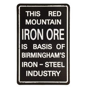 Red Mountain Sign Magnet